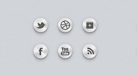 free metallic icons