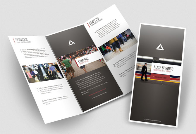 free brochure PSD templates