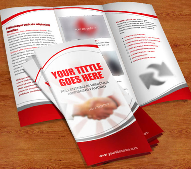 free brochure PSD templates