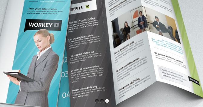 free brochure PSD templates