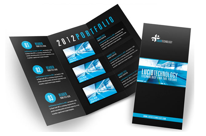 free brochure PSD templates