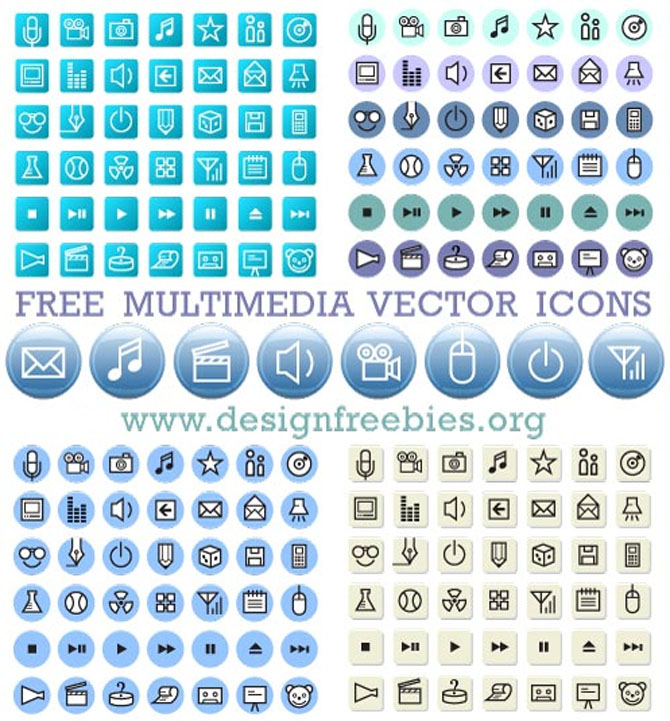 free-multimedia-icons