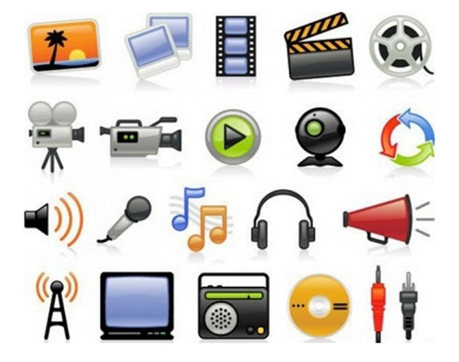 free-multimedia-icons