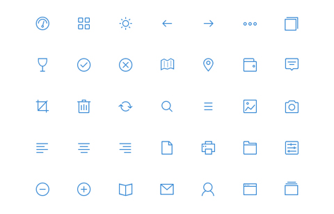 free outline icons