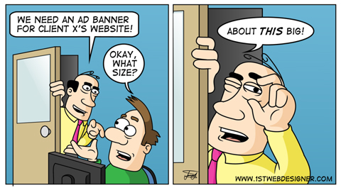 Web design comics