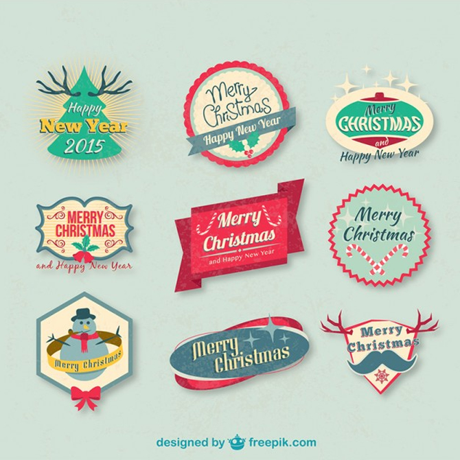 free-christmas-badges