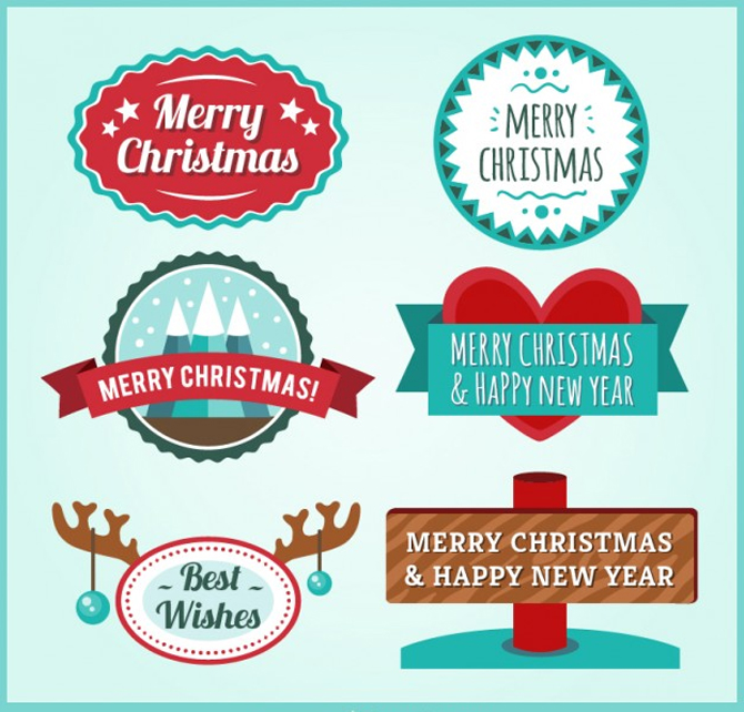 free-christmas-badges