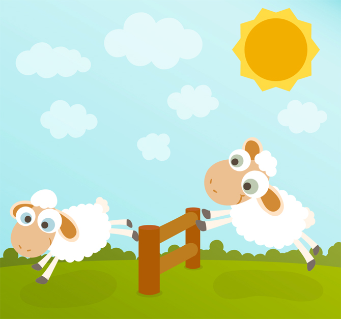 free-sheep-vector-images