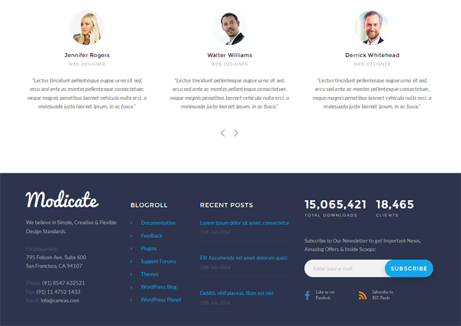 multipurpose HTML5 template