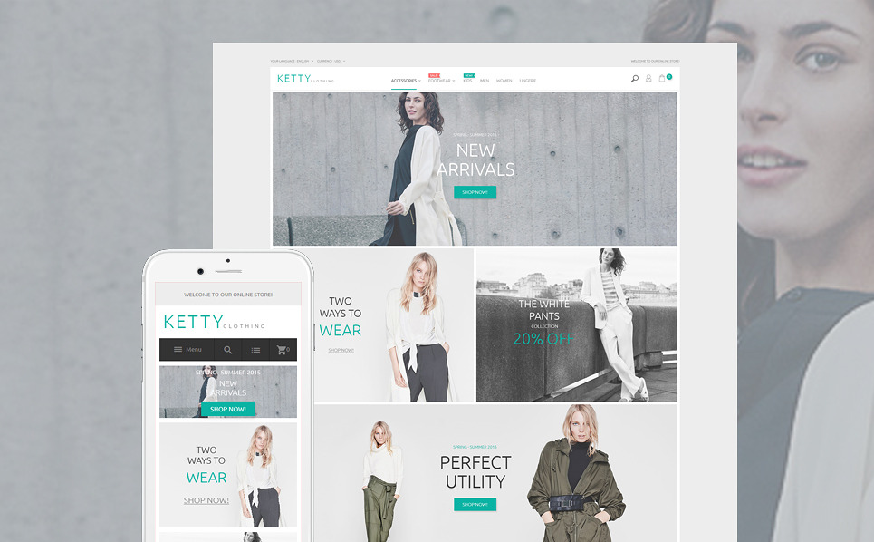 Fashion Clothes Magento Store Theme