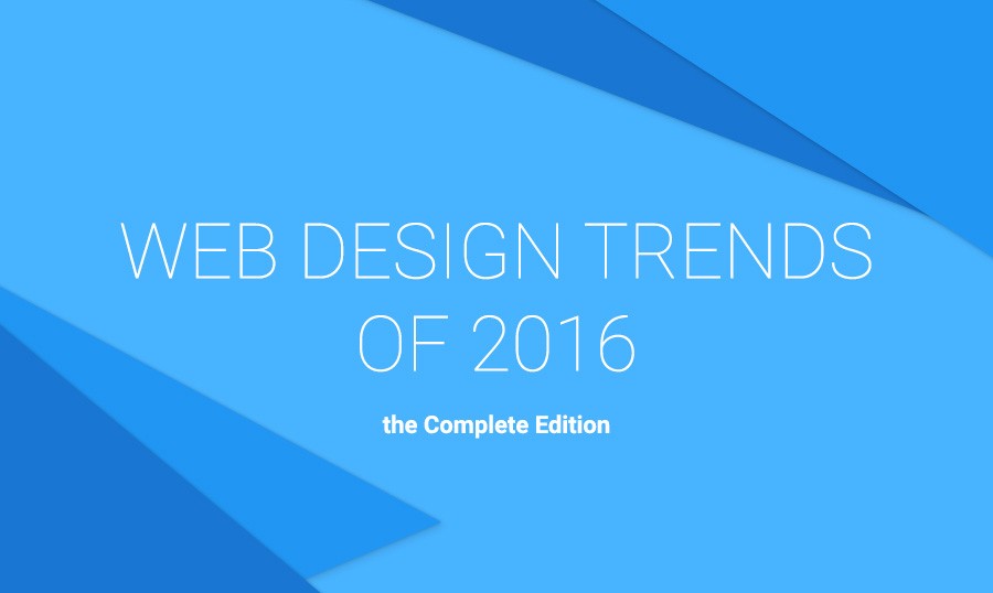 2016 web design trends