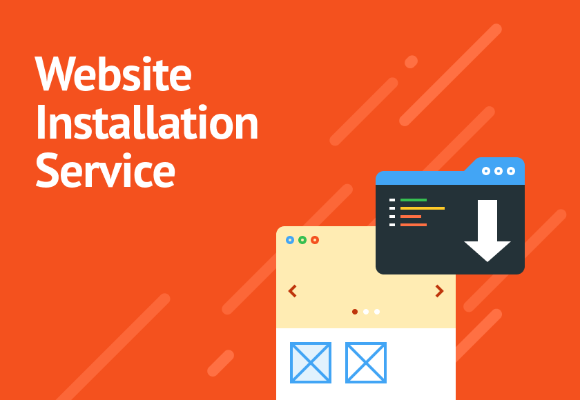 Website Installation Service.