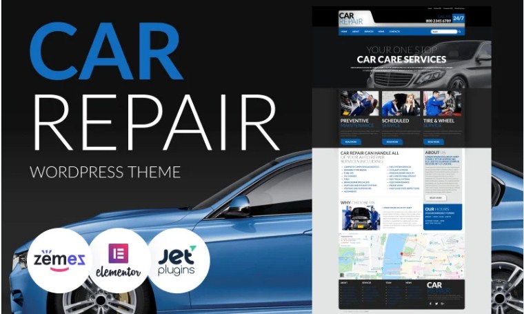 Car Repair - Free WordPress Themes