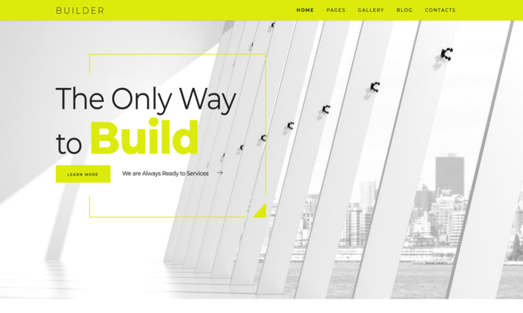 Construction Company - Free Joomla Templates