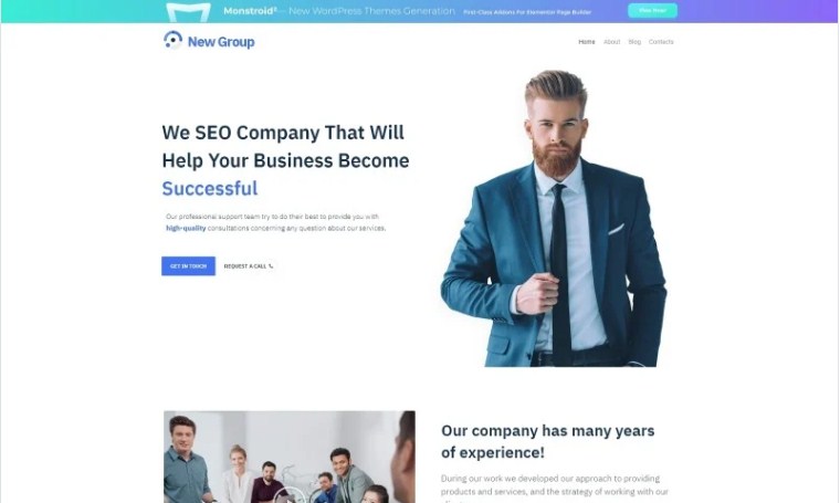Consulting Firm - Free WordPress Themes