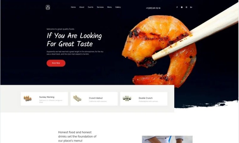 European Cuisine - Free WordPress Themes