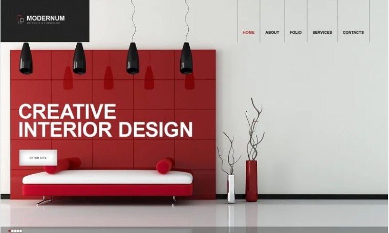 Interior Design WordPress Template