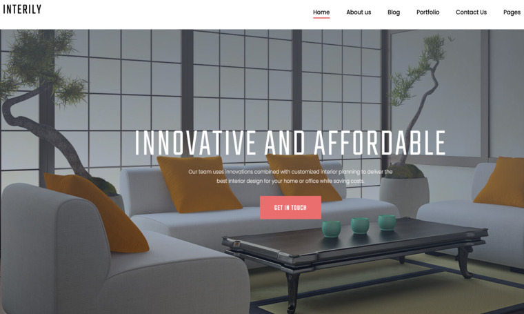 Interior Design - Free Joomla Templates