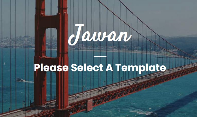 Jawan - One-Page Template