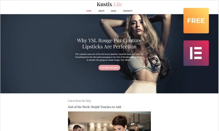 Kustix Lite Free WordPress Theme