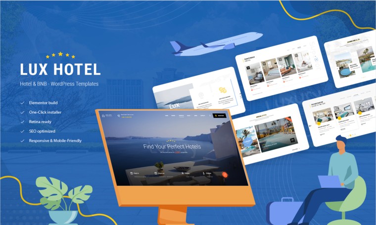 Lux Hotel - Elementor Theme