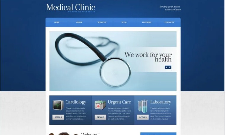 Medical Clinic Free WordPress Theme