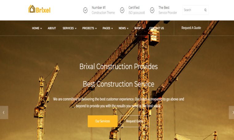 Brixal Building - Free HTML5 Website Templates