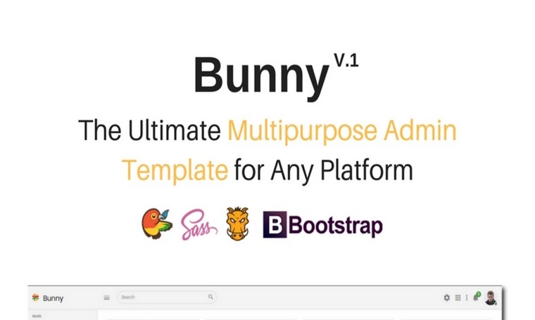 Bunny - Free Admin Templates