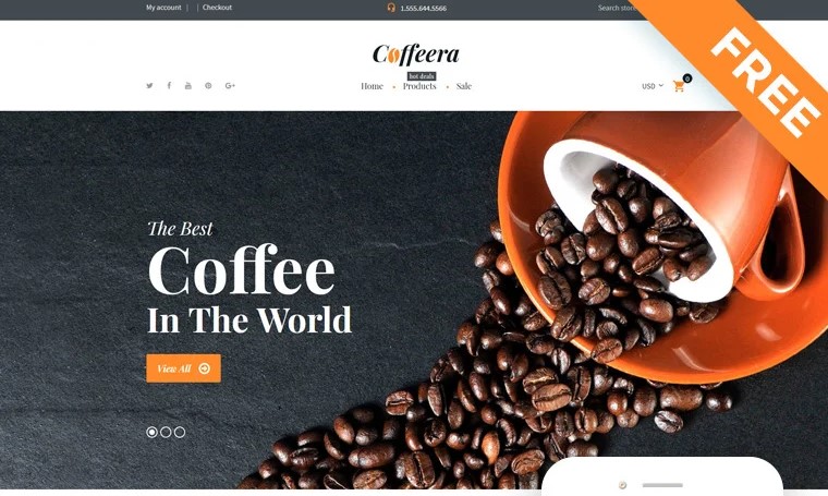 Coffeera - Free Shopify Themes
