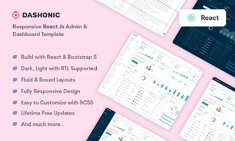 Dashonic - Free Admin Templates