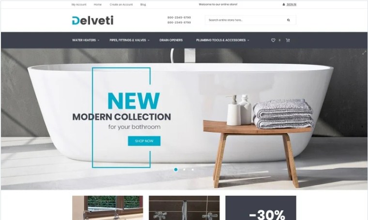 Delveti Magento theme