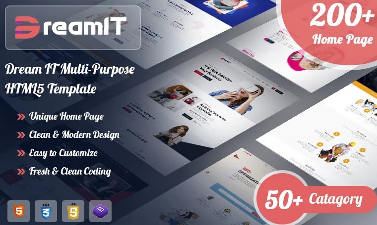 Dream IT - Free HTML5 Website Templates