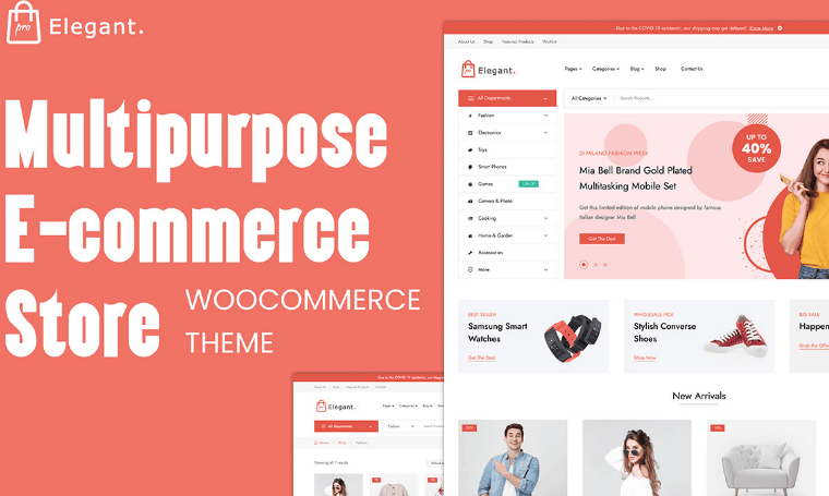 Elegant Shop WooCommerce Template