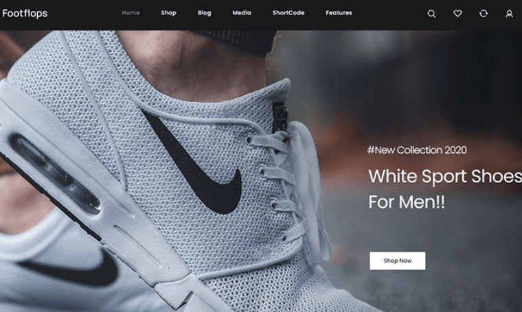 FootFlops - Free WooCommerce Themes