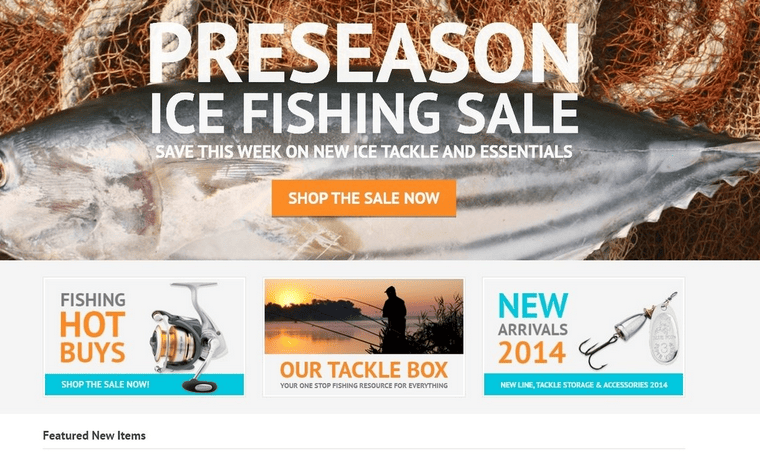 WooCommerce Fishing Theme