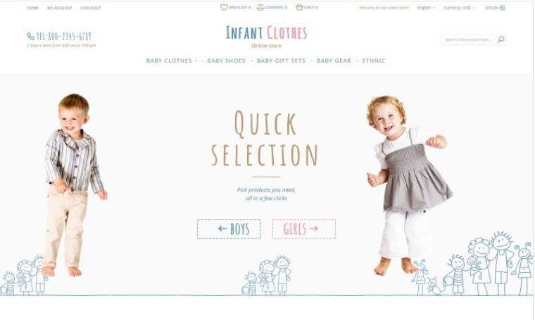 Infant - Magento theme