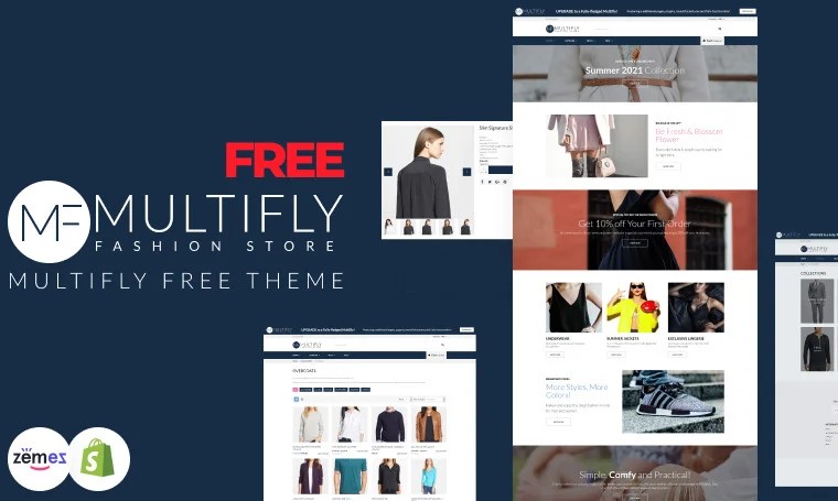 Multifly Free Shopify Template