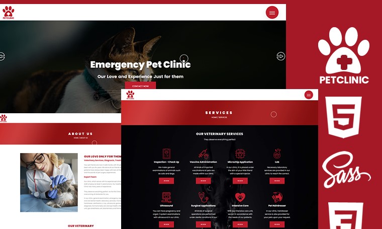 Pet Care - Free HTML5 Templates