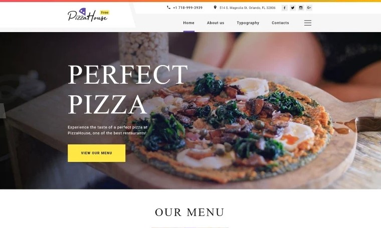 Pizza House - Free HTML5 Templates