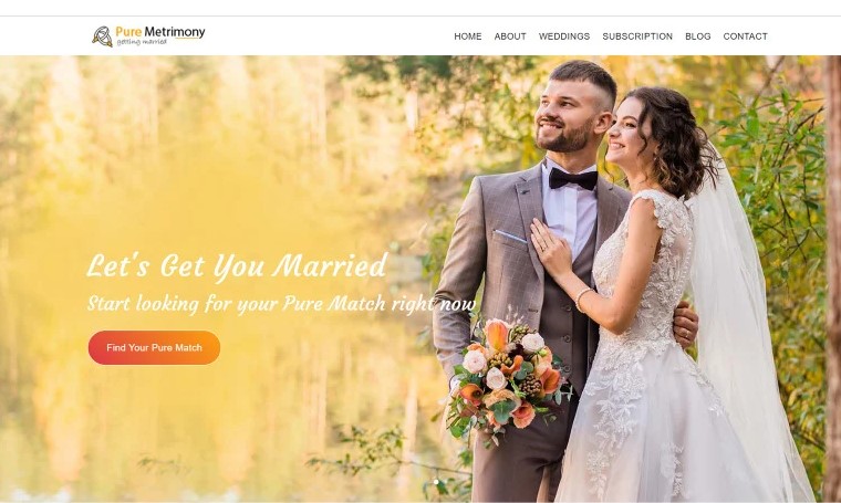 Matrimony - Free HTML5 Website Templates