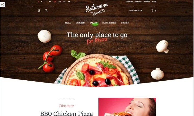 Saturnino - PrestaShop Premium eCommerce theme - free eCommerce website templates collection