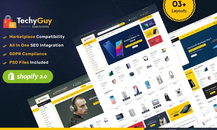 Techguy - Free Shopify Themes