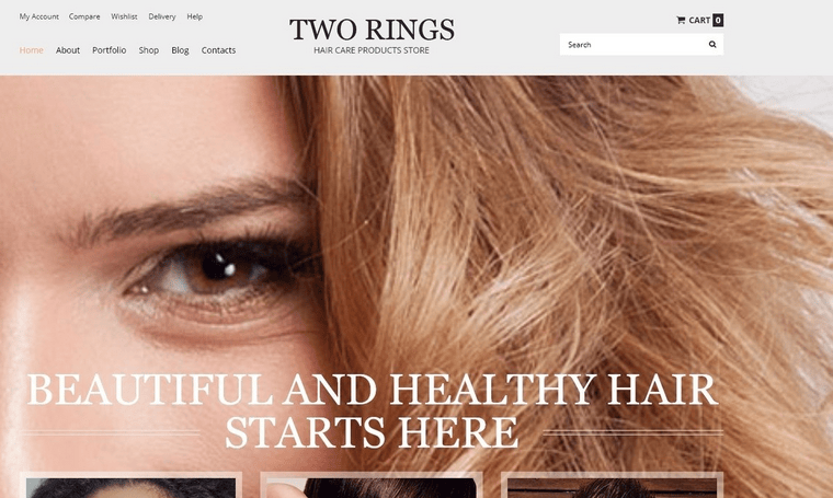 Two Rings - Free WooCommerce Themes