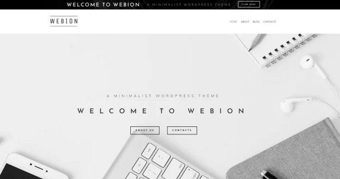 Free Minimal WordPress Themes