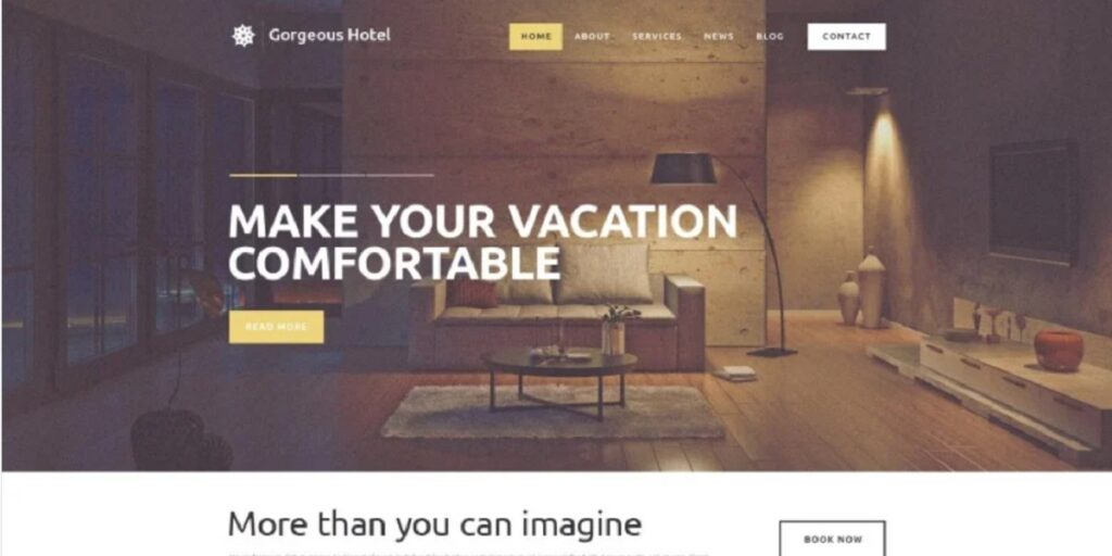WordPress Theme for Hotels