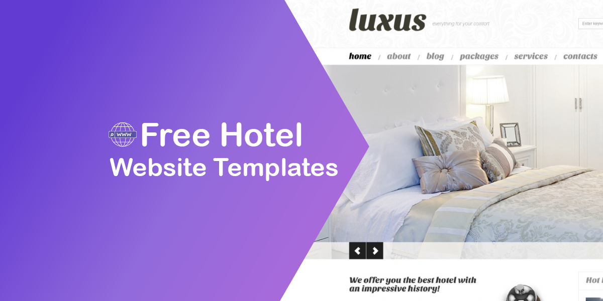 Free Hotel Website Templates
