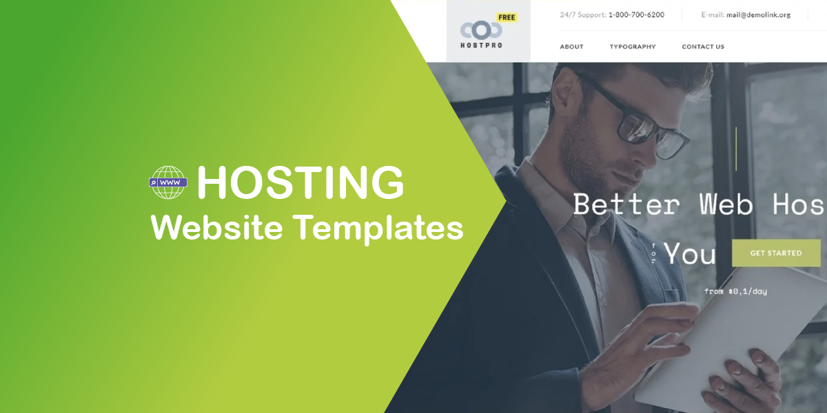 Hosting Website Templates – Free Themes