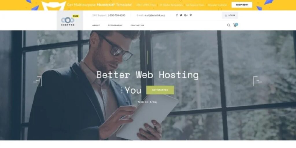 Hosting Website Templates