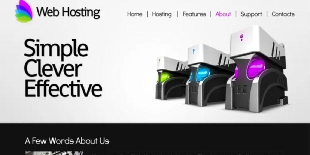 Hosting Website Templates