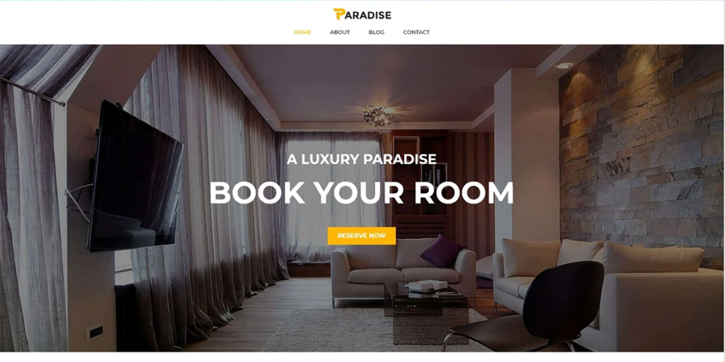 Free Hotel Website Templates